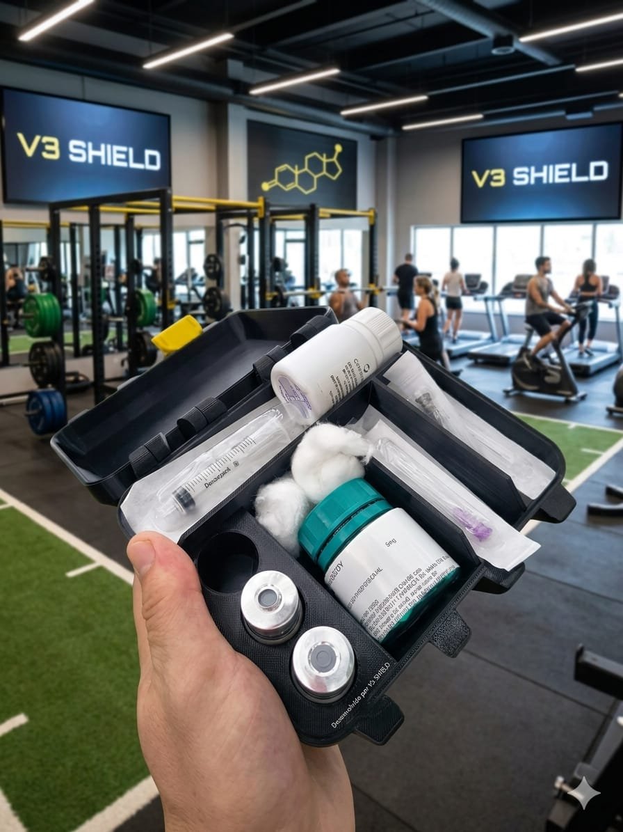 V3 com espaço para 3 bujões 10ml - MOLECOLA DE TESTOSTERONA