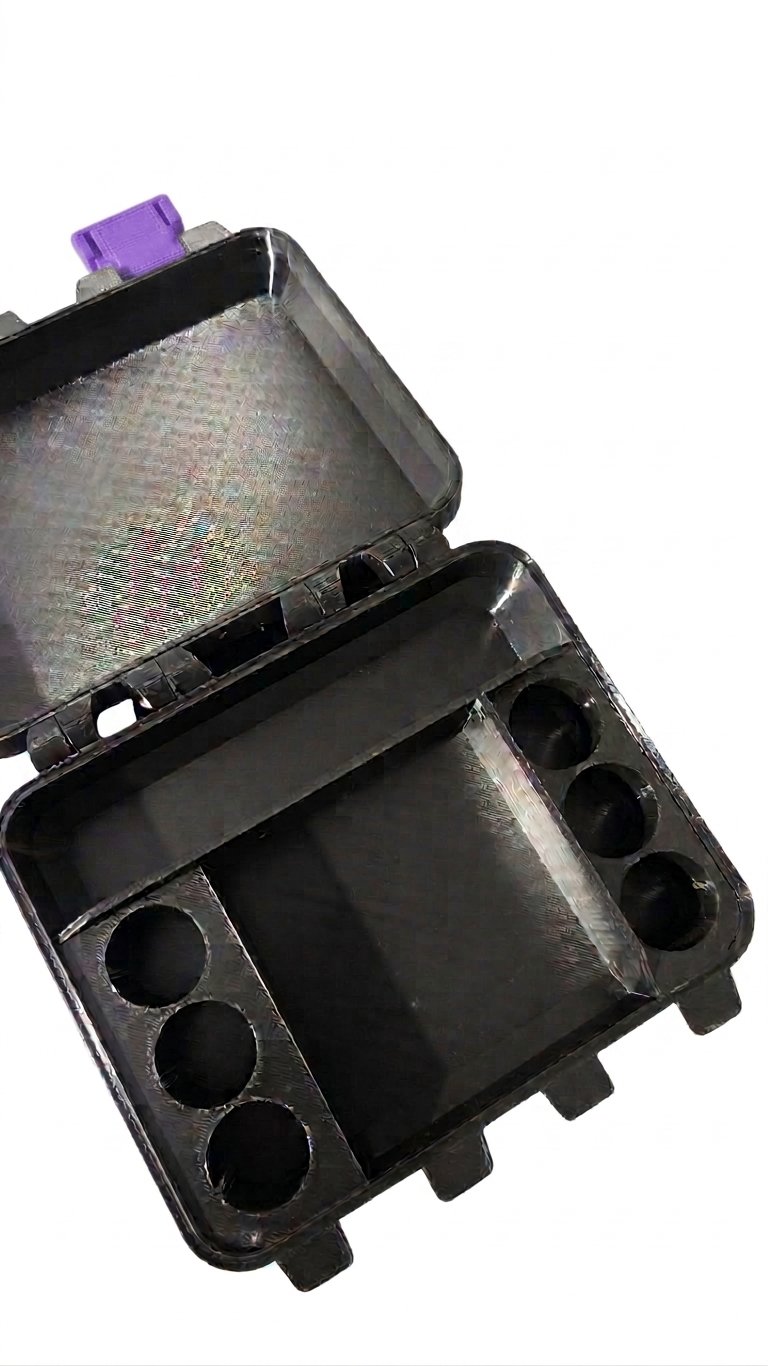 V6 com espaço para 6 bujões 10ml - DETALHES ROXO