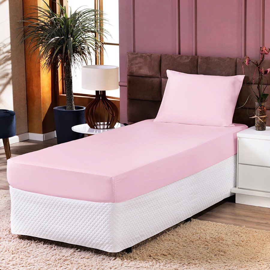 Jogo de Lençol Solteiro 2 Peças 200 Fios - Light Plus