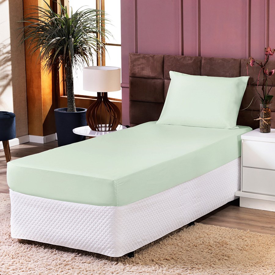 Jogo de Lençol Solteiro 2 Peças 200 Fios - Light Plus