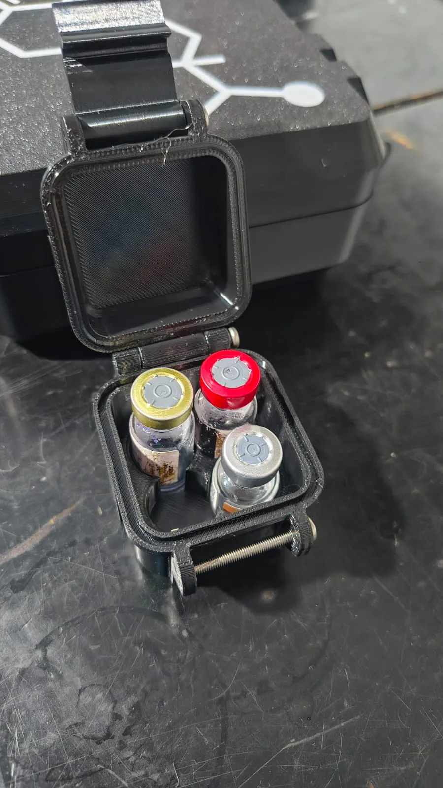 Mini Case para 4 Peptídeos ou Frascos Tipo Mounjaro – Compacta e Reforçada