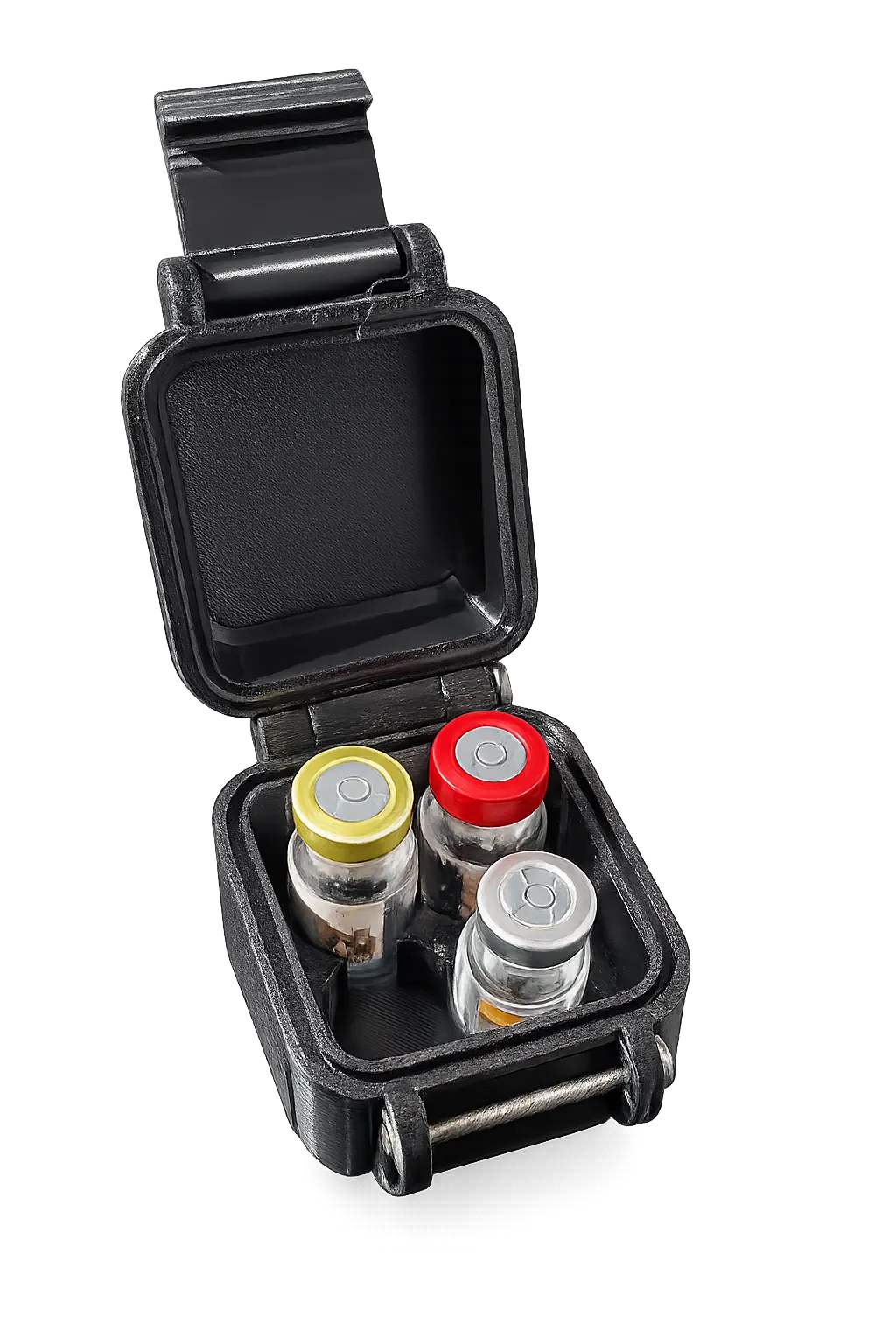 Mini Case para 4 Peptídeos ou Frascos Tipo Mounjaro – Compacta e Reforçada