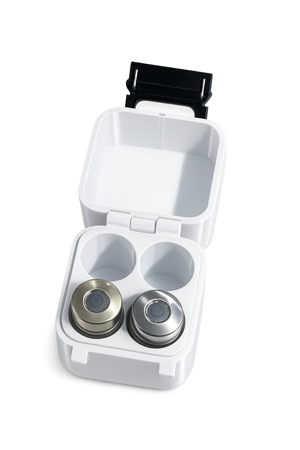 CASE ORGANIZADOR PARA 4 FRASCOS DE 10 ML | ESTOJO PORTA-FRASCOS COM TAMPA E TRAVA