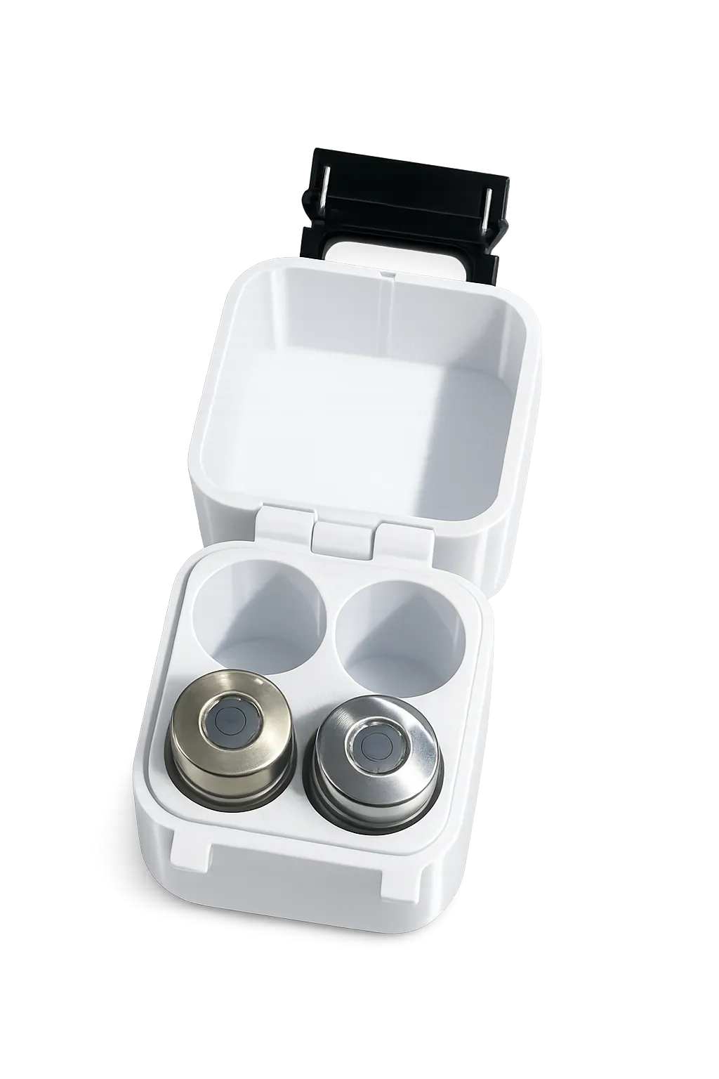 CASE ORGANIZADOR PARA 4 FRASCOS DE 10 ML | ESTOJO PORTA-FRASCOS COM TAMPA E TRAVA