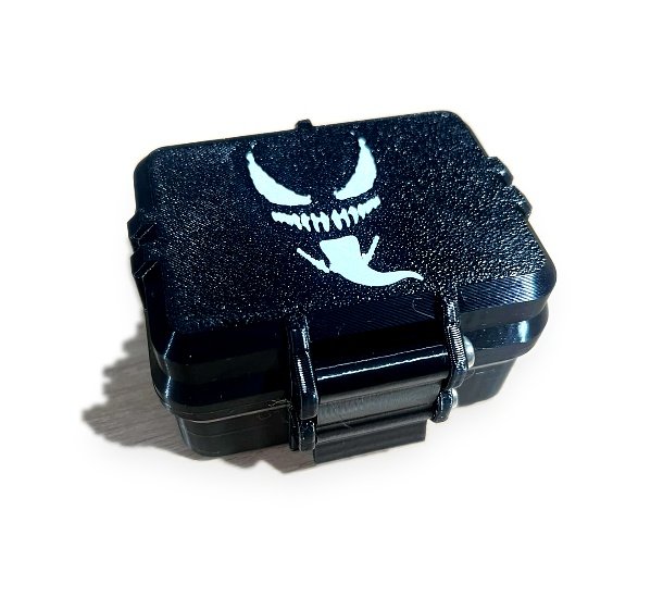 CASE V3RTICE PARA 10 FRASCOS DE 3 ML – MODELO VENOM | ESTOJO ORGANIZADOR COM TAMPA TEMÁTICA