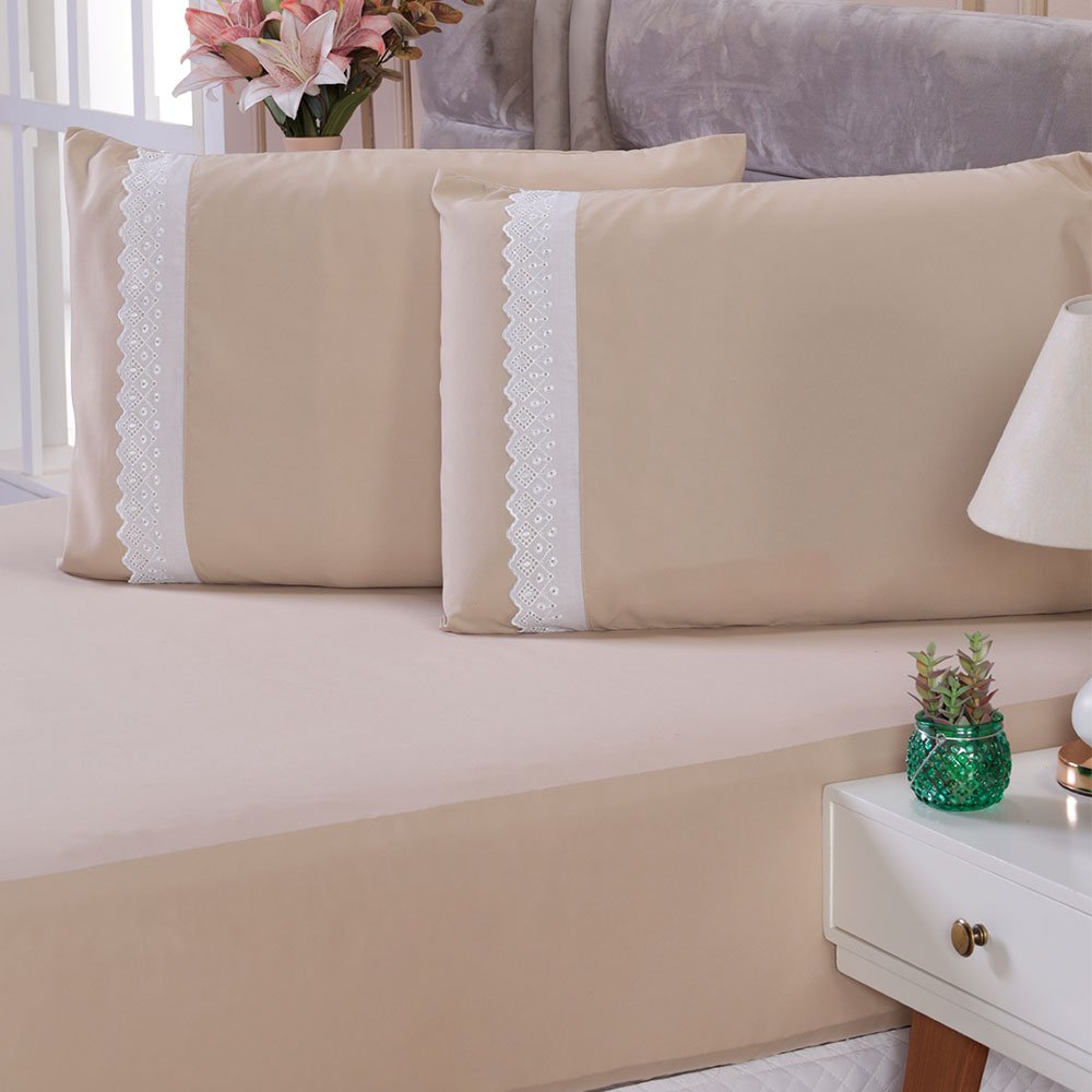 Jogo de Fronha 50x70Cm 200 Fios - Light Plus