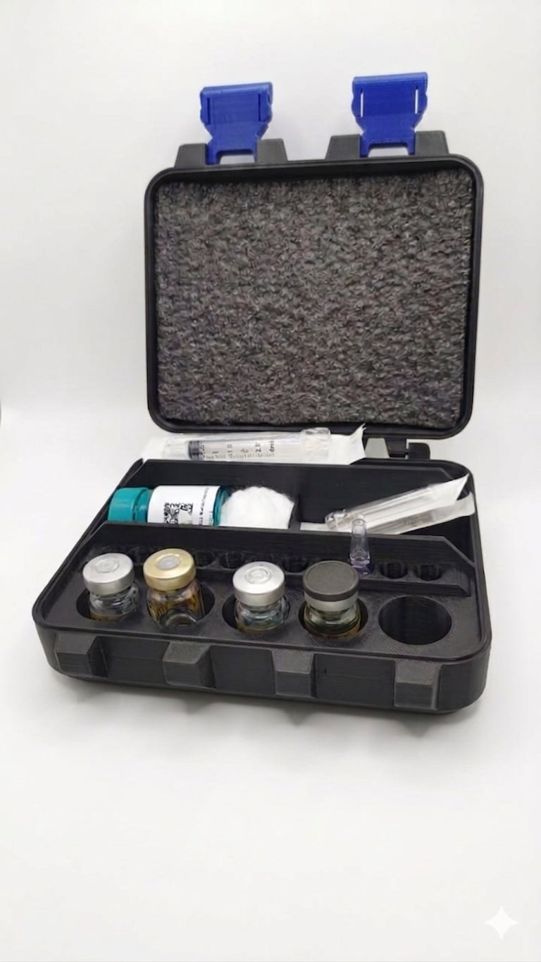 V8 MISTO PARA AMPOLAS DE 10ml e 1ml - DETALHES AZUL