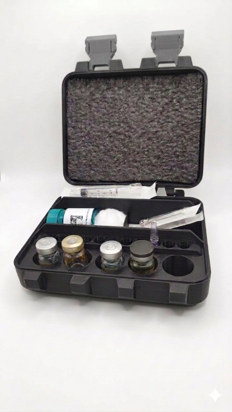 V8 MISTO PARA AMPOLAS DE 10ml e 1ml - DETALHES CINZA