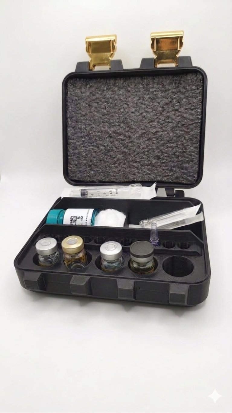 V8 MISTO PARA AMPOLAS DE 10ml e 1ml - DETALHES DOURADO