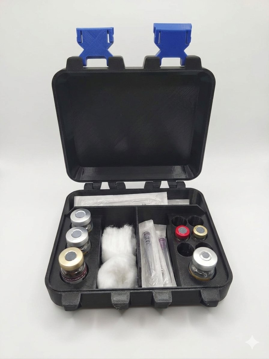 V3 MISTO PARA bujões 10ml e 3ml- Detalhes AZUL