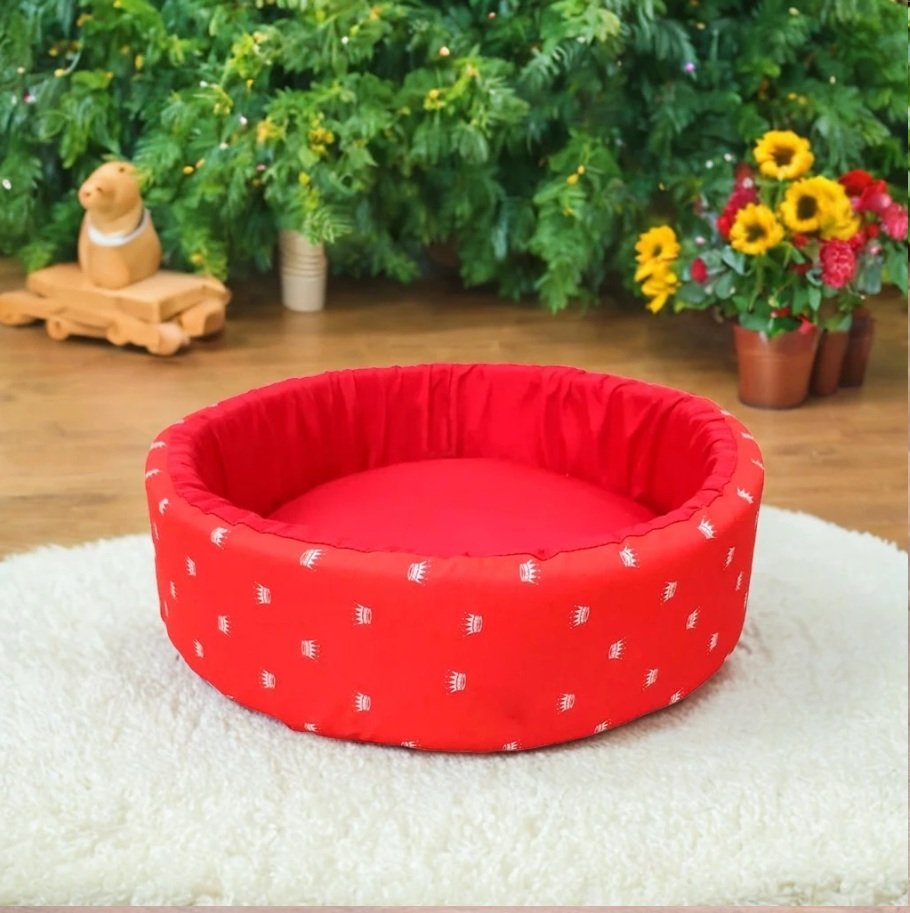 Cama Pet Para Cães e Gatos Redonda Petshop Ótima Qualidade Impermeável
