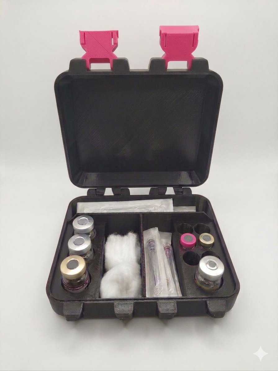 V3 MISTO PARA bujões 10ml e 3ml - Detalhes ROSA