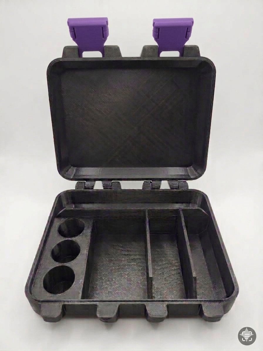 V3 com espaço para 3 bujões 10ml - DETALHES ROXO
