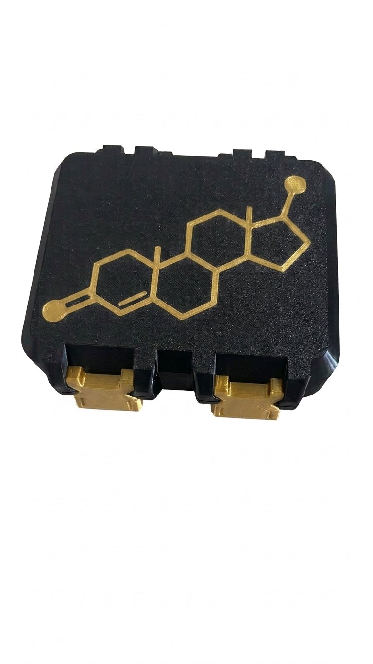V3 com espaço para 3 bujões 10ml - DETALHES ROXO